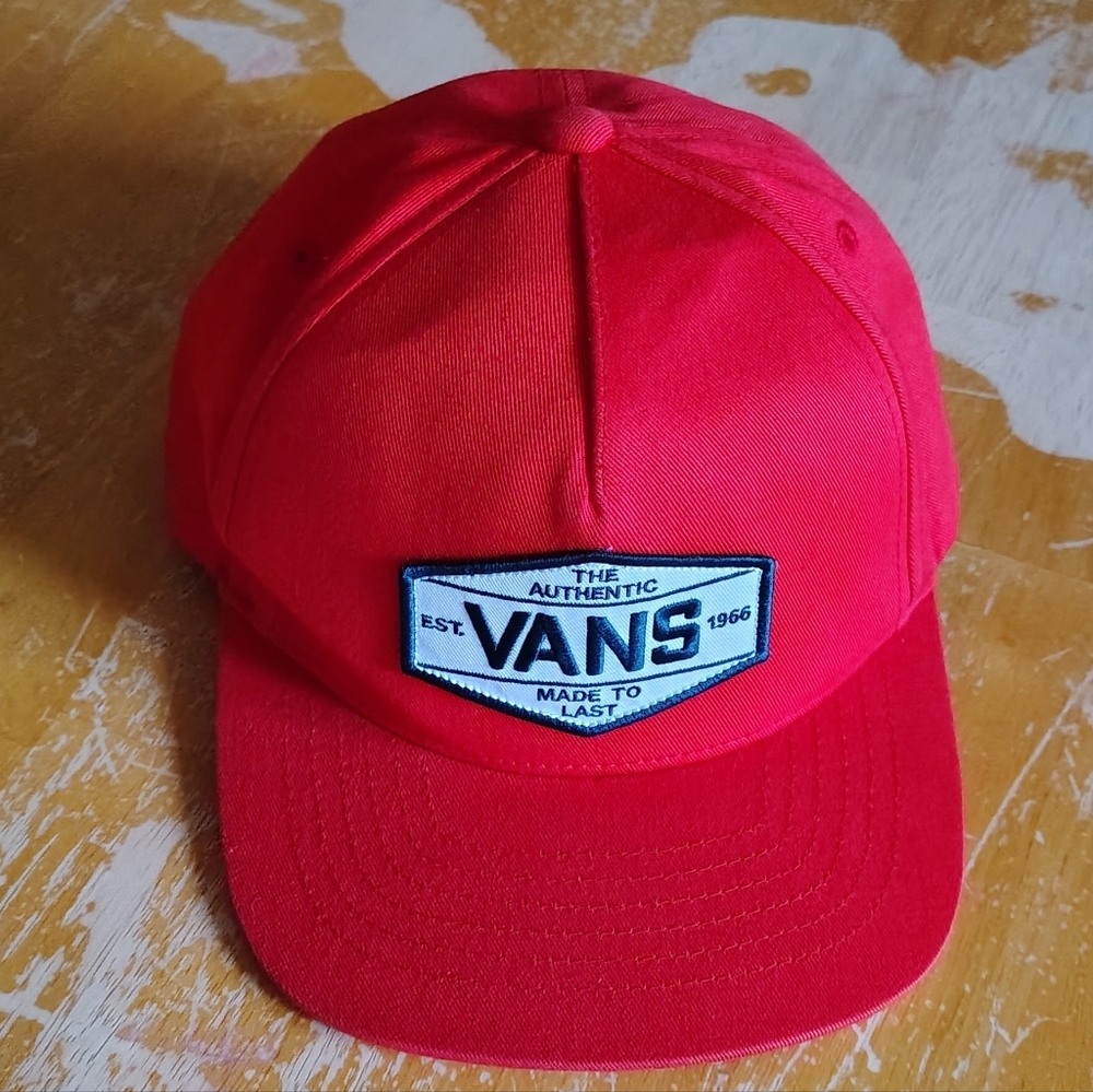 Vans Red Baseball Cap